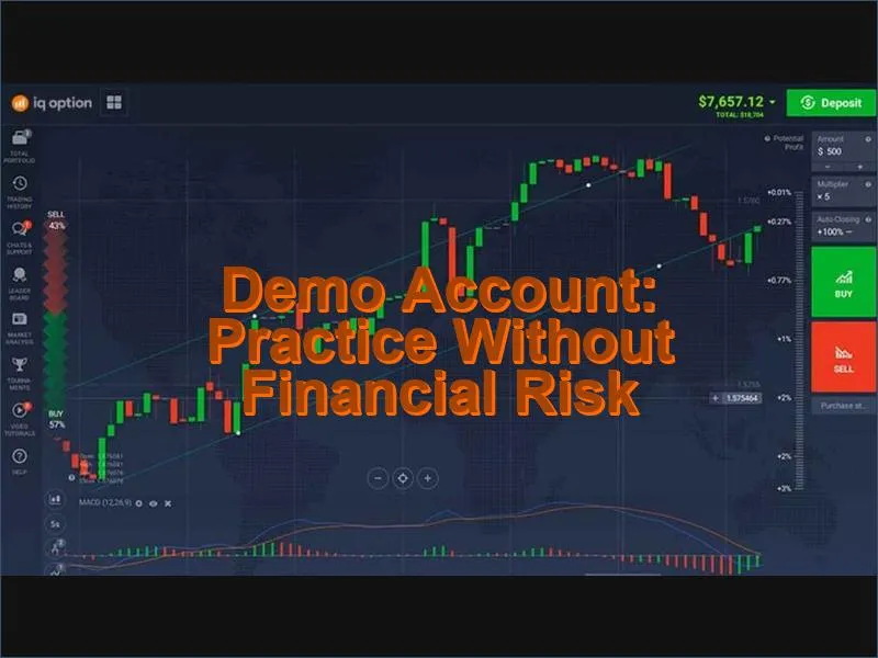 IQ Option demo account with virtual balance for risk-free trading practice