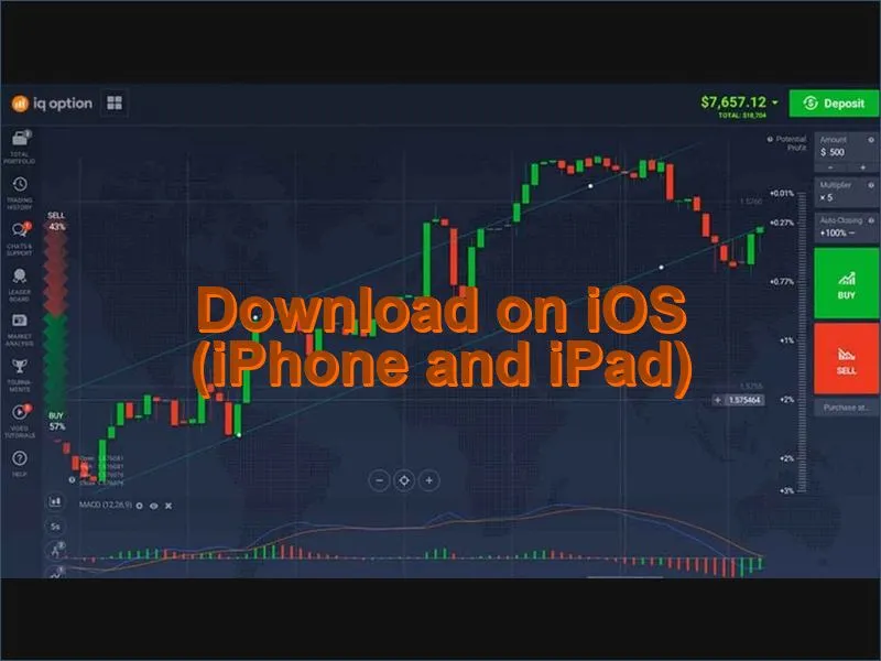 How to download the IQ Option app from the Apple App Store on iPhone or iPad