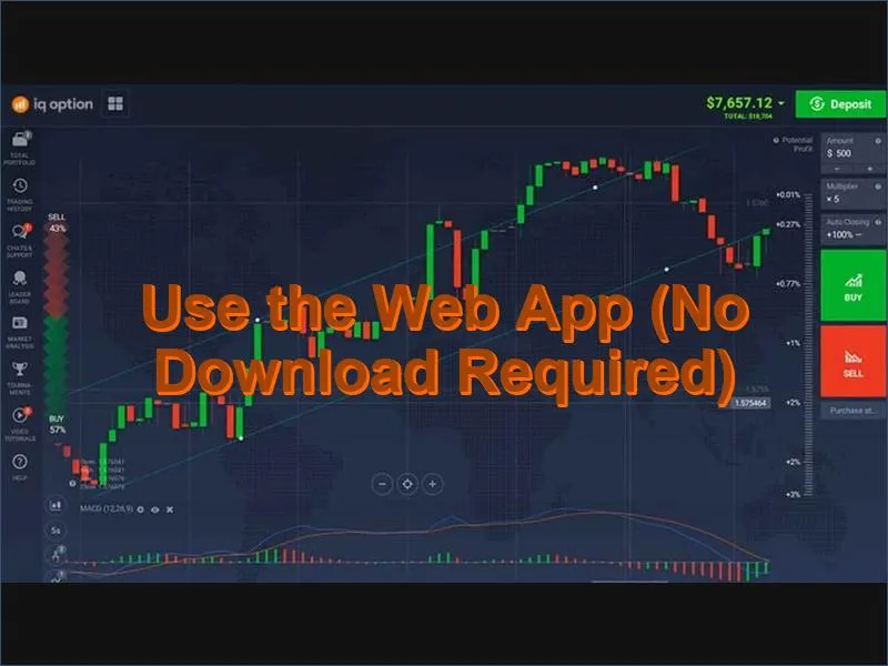 How to use the IQ Option Progressive Web App in a browser without downloading anything