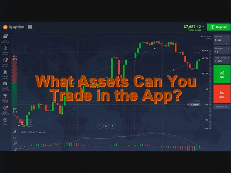 Full list of tradable asset classes available in the IQ Option mobile and desktop app