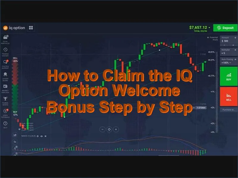 Step-by-step guide to claiming the IQ Option welcome deposit bonus