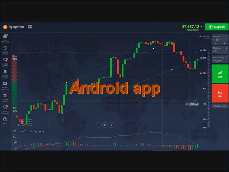 Accessing IQ Option demo account on Android smartphones and tablets