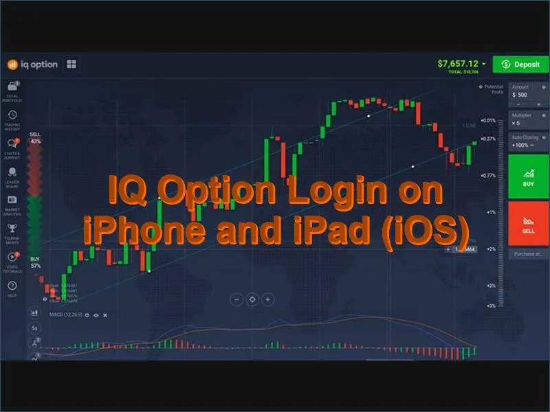 How to log in to IQ Option using the iOS app on iPhone or iPad